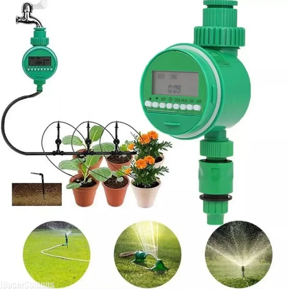 

Automatic Intelligence lrigation Timer Garden Water Hose Control Device Valve Controller LCD Display for Greenhouse Grass Plant