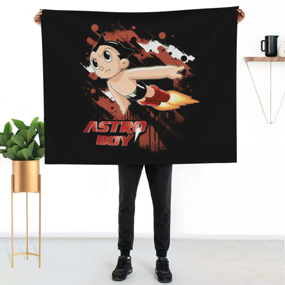 

Vintage Anime - Classic Kids Movies Throw Blanket Shaggy Furry Soft Blanket for Bedroom Living Room