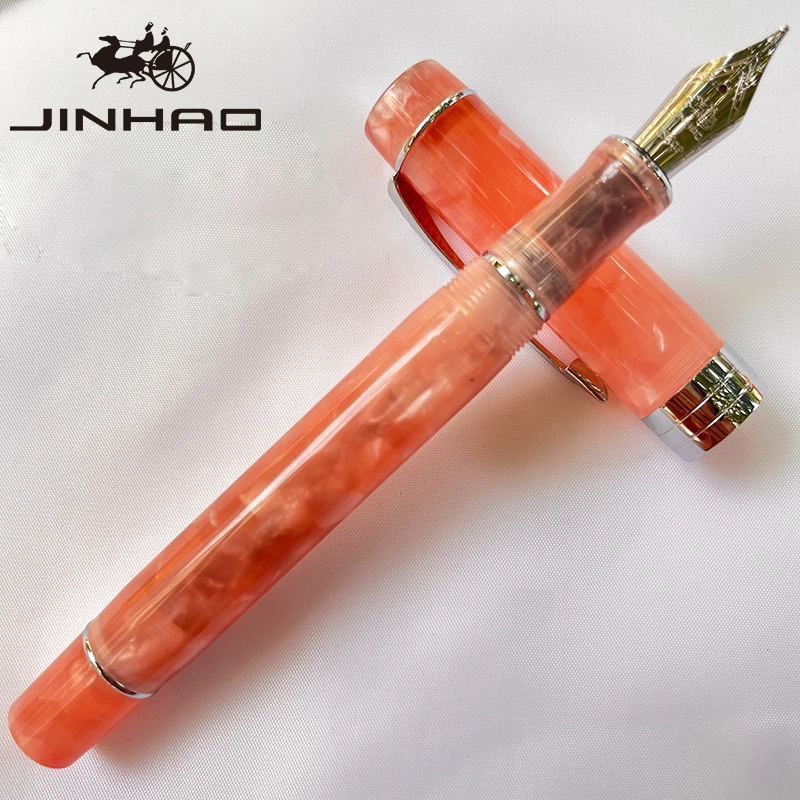 1 Stück JINHAO 100 Acryl Silber Pfeil Clip Kalligraphie Iridium Stift – Detail 3