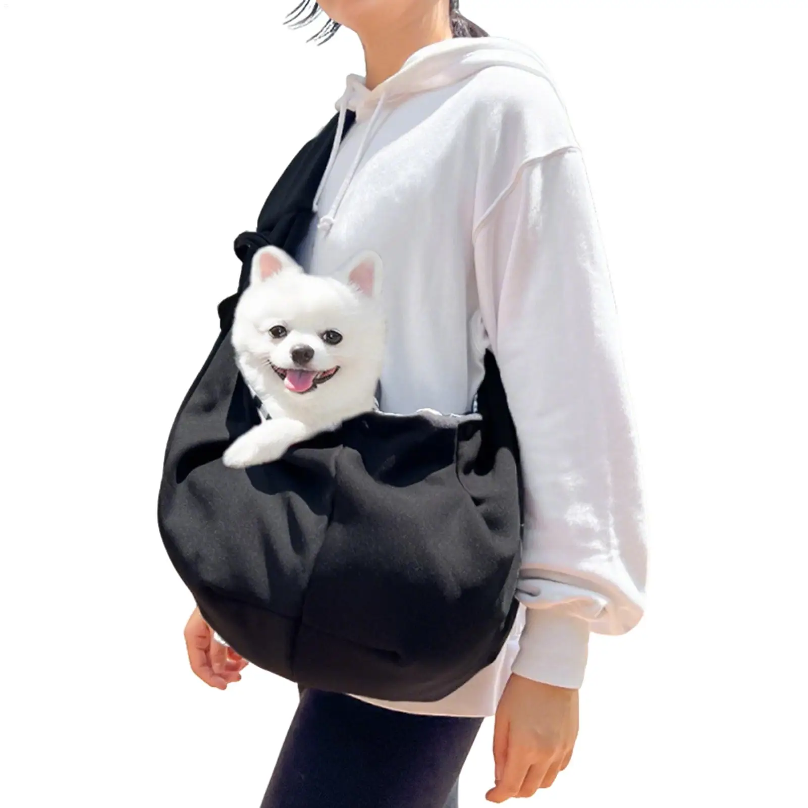 

Слинг-переноска для собак, дышащая сумка на плечо для домашних животных, слинг-переноска для щенков без рук для маленького и среднего котенка, щенка, путешествия на открытом воздухе