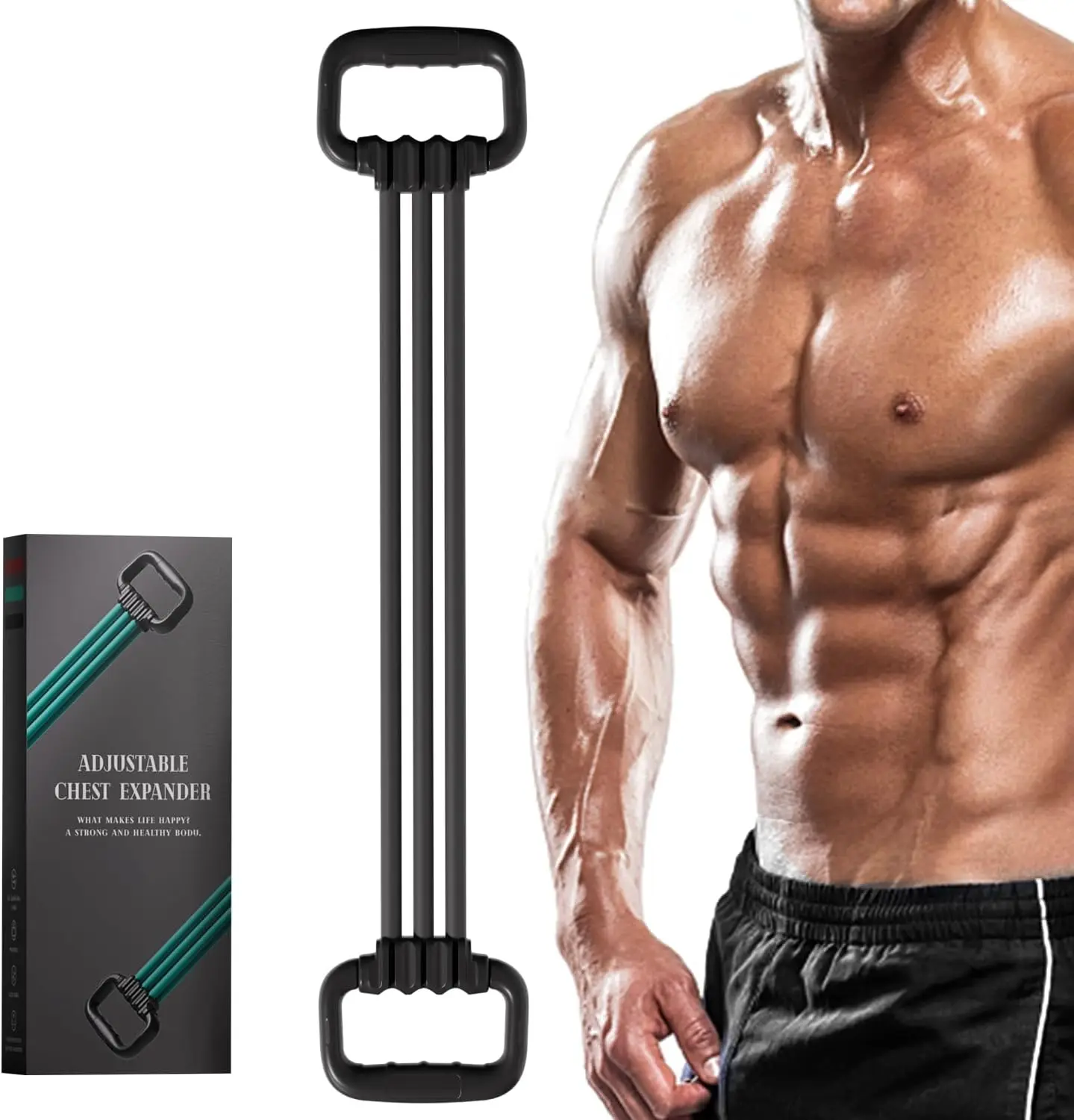 Resistance Bands with Handles, Single Resistance Bands, Exercise Bands with Comfortable Handles, Resistance Training, Physical T