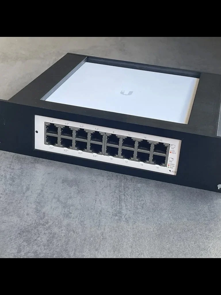 unifi-16poe-lite-cloud-key-gen2-1019-support-de-montage-en-rack-19-pouces-outils-d'organisation-familiale-boite-de-rangement-rack-pour-routeur