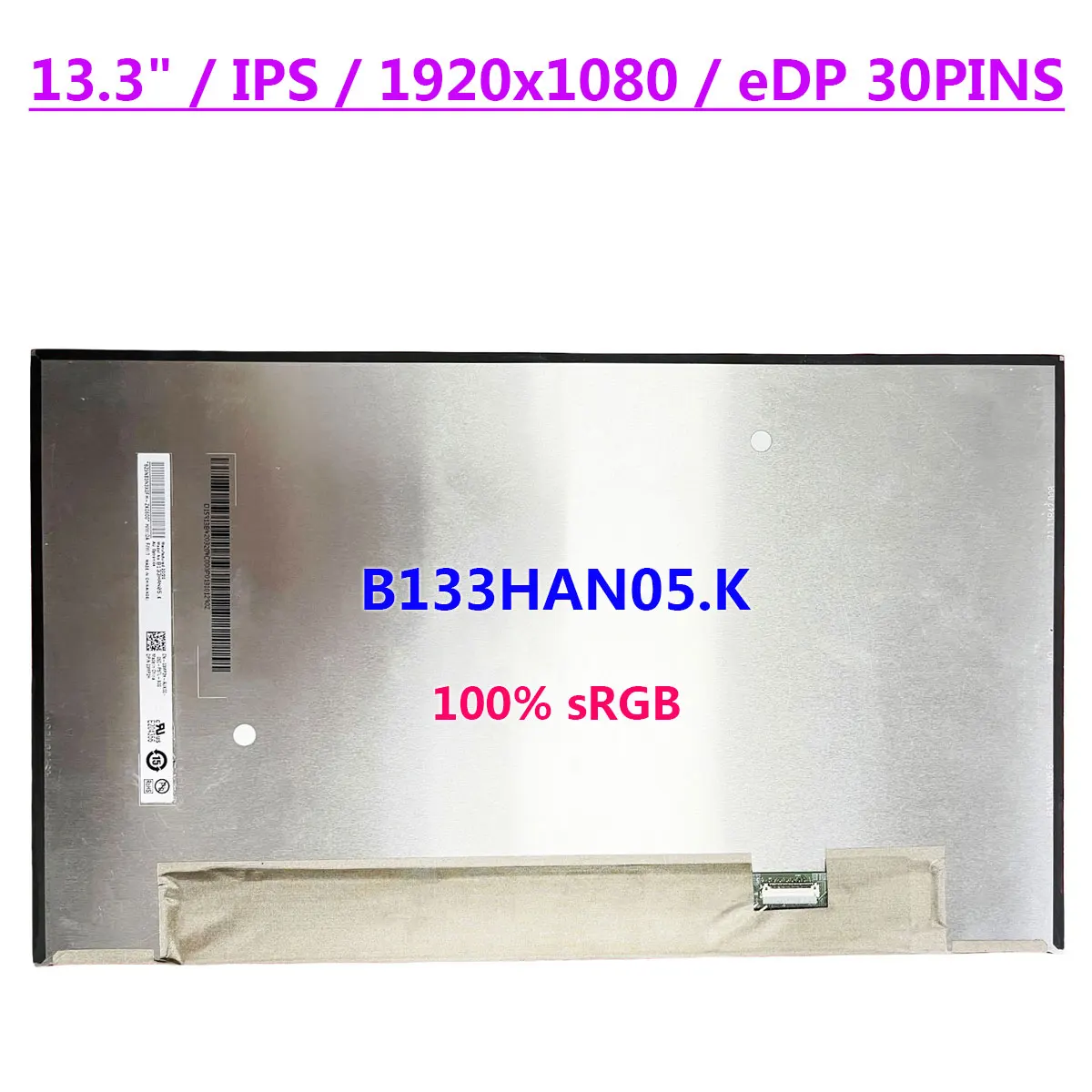 B133HAN05.K IPS 100% sRGB 13.3