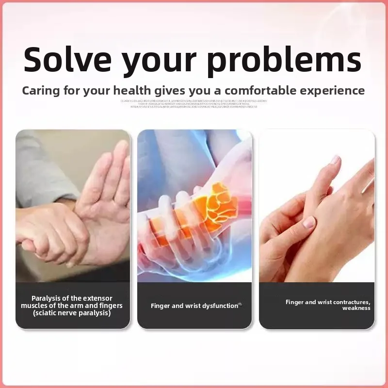 Adjustable Stroke Orthopedic Hand Splint Finger Night Brace Wrist Rest Support Arthritis Tendonitis Rehabilitation Support