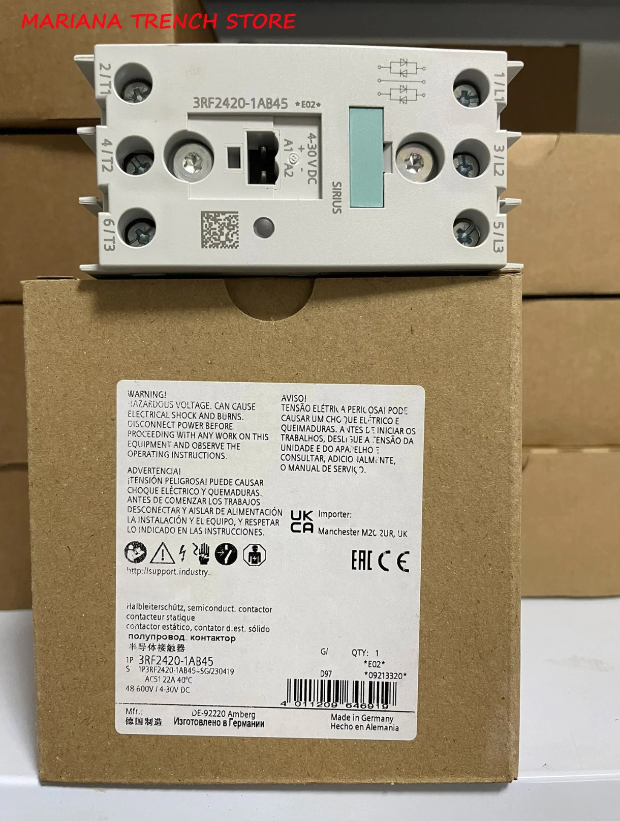 3RF2420-1AB45 for Siemens Solid-State Contactor