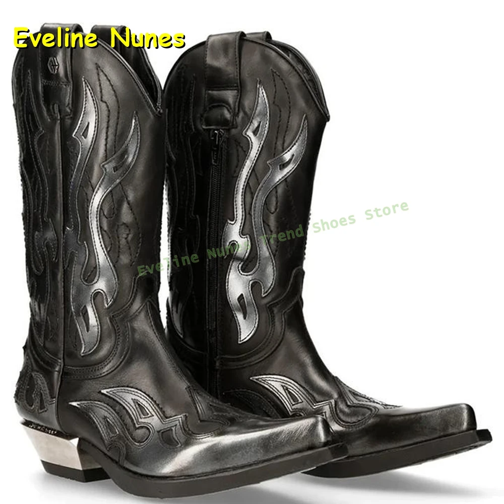Flame Pattern Punk Knight Boot – Women'S Shoes Trending 2025 recenzja i cena
