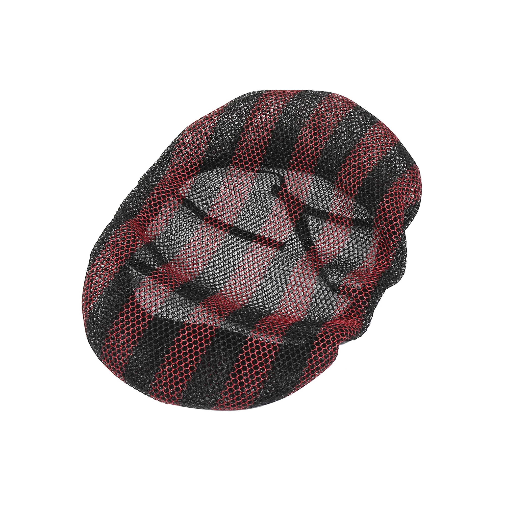 Motoforti Motorcycle Seat Cover Anti Slip 3D Mesh Fabric Seat Cushion Cover Breathable Motorbike Scooter Seat Covers Black Red