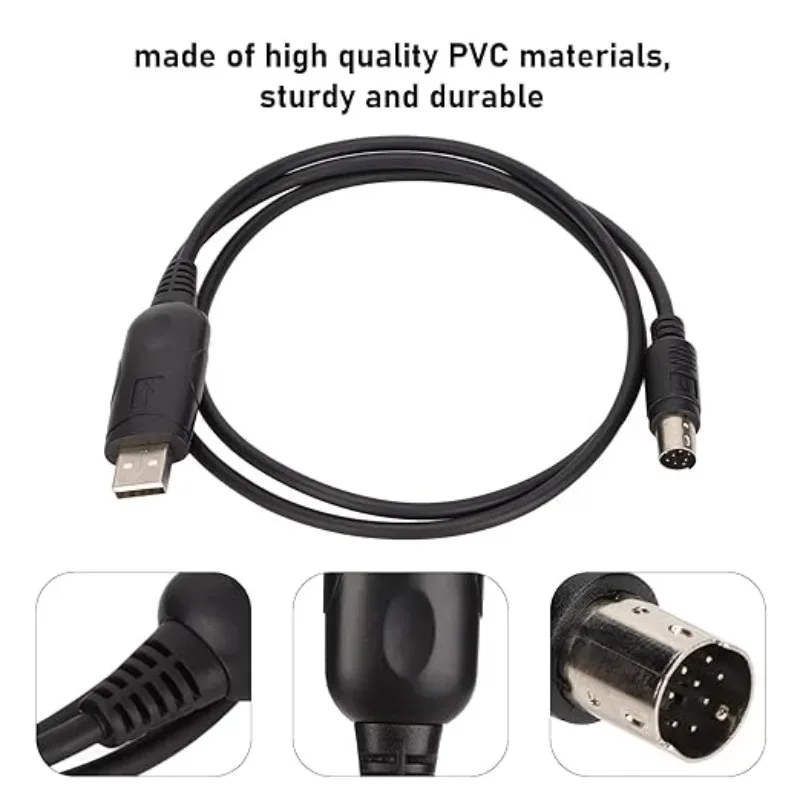 CT-62 CAT USB Programming Cable To MINI DIN 8 Pin for Yaesu Radio FT-100D FT-817 FT-857 FT-897 VX-1700 USB Programming Cables