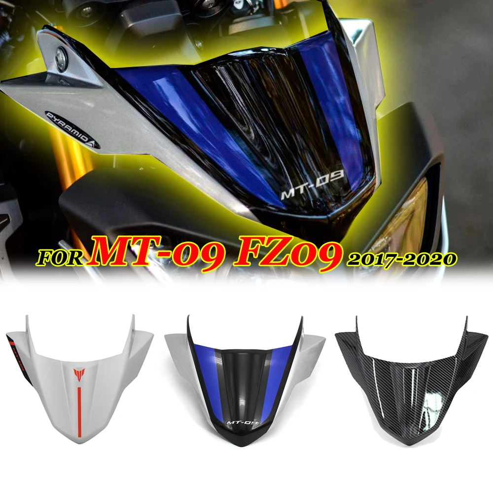 

FOR YAMAHA MT-09 MT09 2017 2018 2019 2020 Motorcycle Accessories Front Windshield Airflow Cover Head Windscreen Wind Deflector