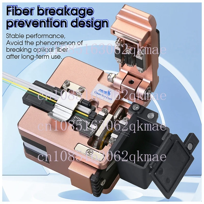 COMPTYCO AUA-X2 High Precision Fiber Cleaver With Waste Fiber Box,FTTH Fiber Optic Cold Connection Hot Melt Cable Cutter Tools