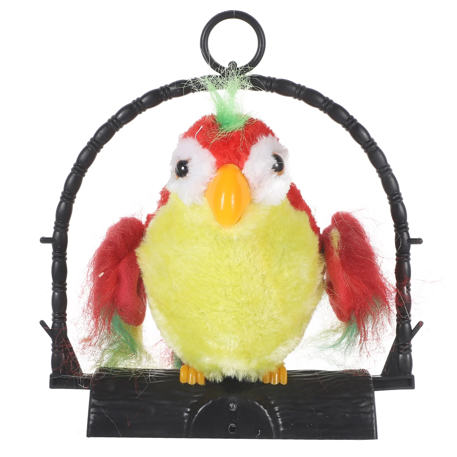 

Repeat Talking Parrot Toy Plush Figure Toys Hanging Early Learning Electric