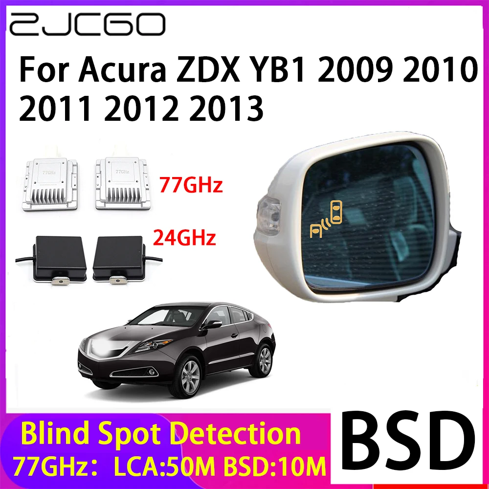 ZJCGO-Car Blind Spot Detection System, Espelho BSD, Radar traseiro, Acura ZDX, YB1, 2009, 2010, 2011, 2012, 2013