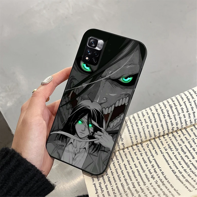 إرين ييغر هجوم على تيتان فوندا جراب هاتف ل Xiaomi Redmi ملاحظة 14 برو 14 13 12 11 10 برو 14S 12S 11S Redmi 14C 13C 10