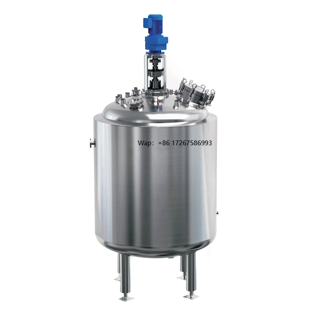 500Liter-5000Liter Chocolate Melting Mixing Tank Double Jacket Heating Mixer Heater Agitator Tank Stainless Steel Mixing