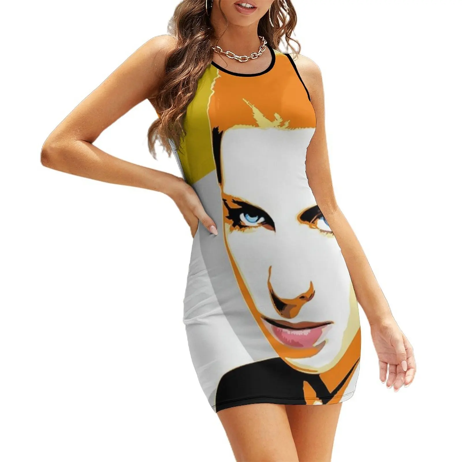

Annie Lennox Sleeveless Sundress summer dresses women 2025 elegant dresses plus sizes Female dress