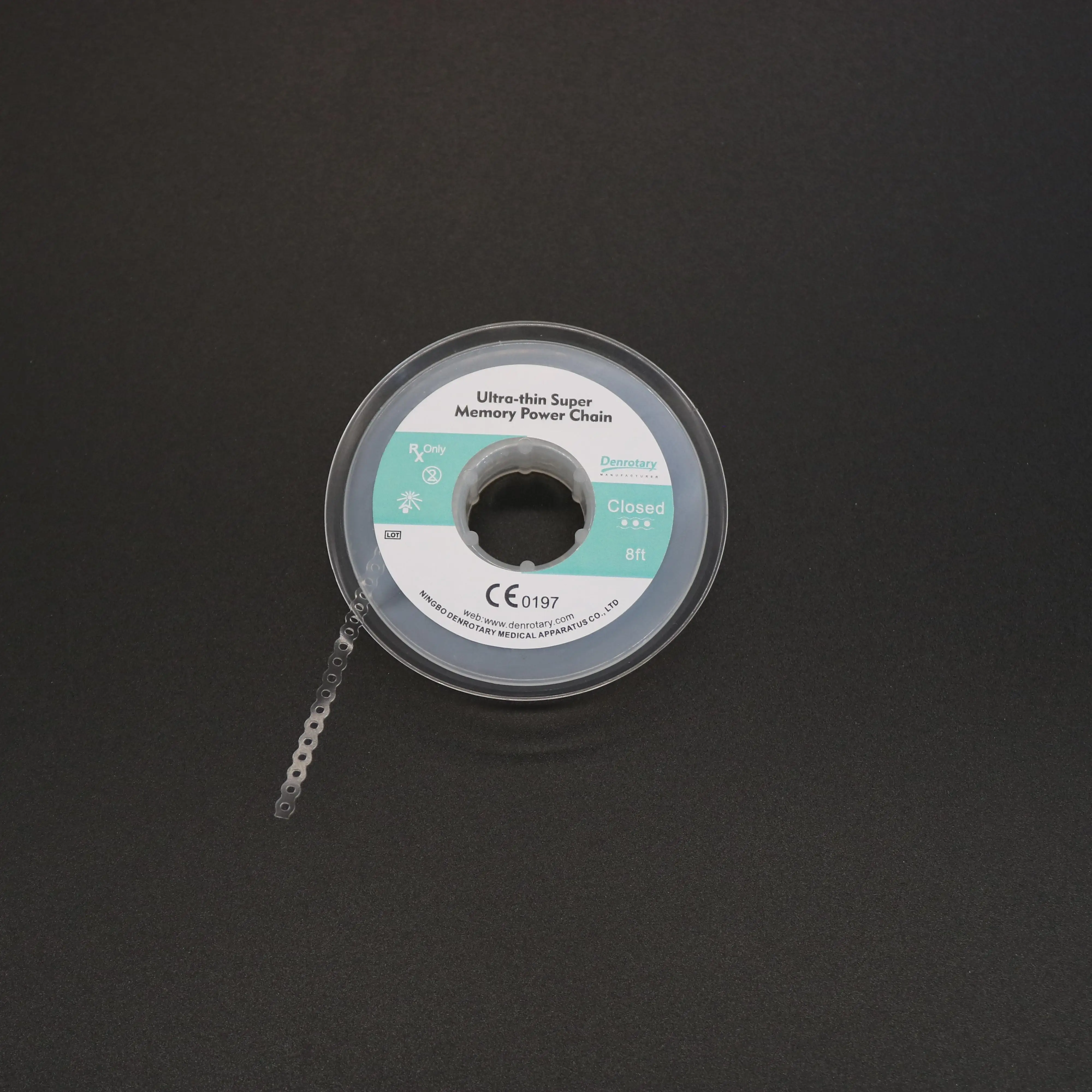 Immagine 5: Catena Dentale Super Memory Power da 8 Piedi, Trasparente, Ultra-sottile, Corta/Lunga/Chiusa