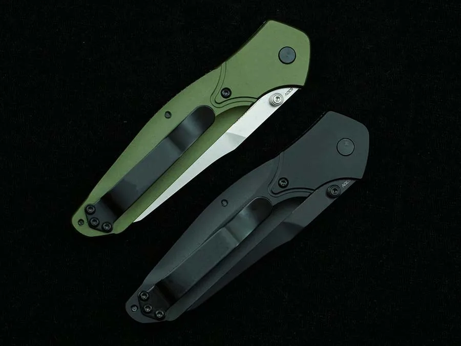 Hard Box New 940BK / 940 Aluminum Handle S30v Blade Copper Gasket Camping Hunting Pocket Outdoor EDC Tool Utility Folding Knife