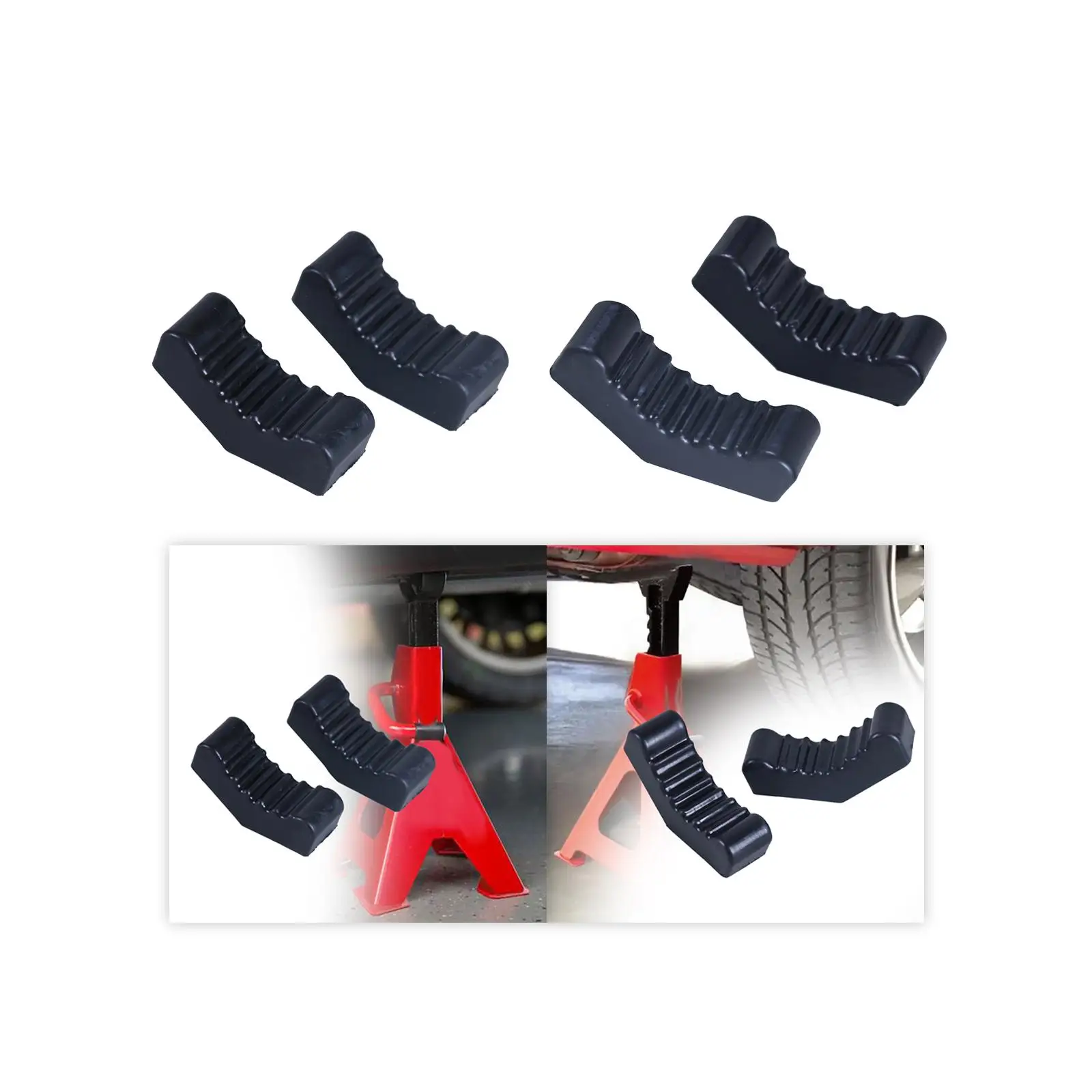 

Подставка для автомобильного подъемника, резиновая накладка, защитный коврик для подставки, черный адаптер с прорезями, универсальная подставка для напольного домкрата