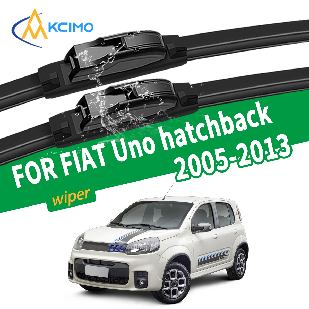 

Premium Silent Wiper Blades For FIAT Uno 2003-2013 Front Windshield Wiper Auto Replacement Parts High Quality Natural Rubber