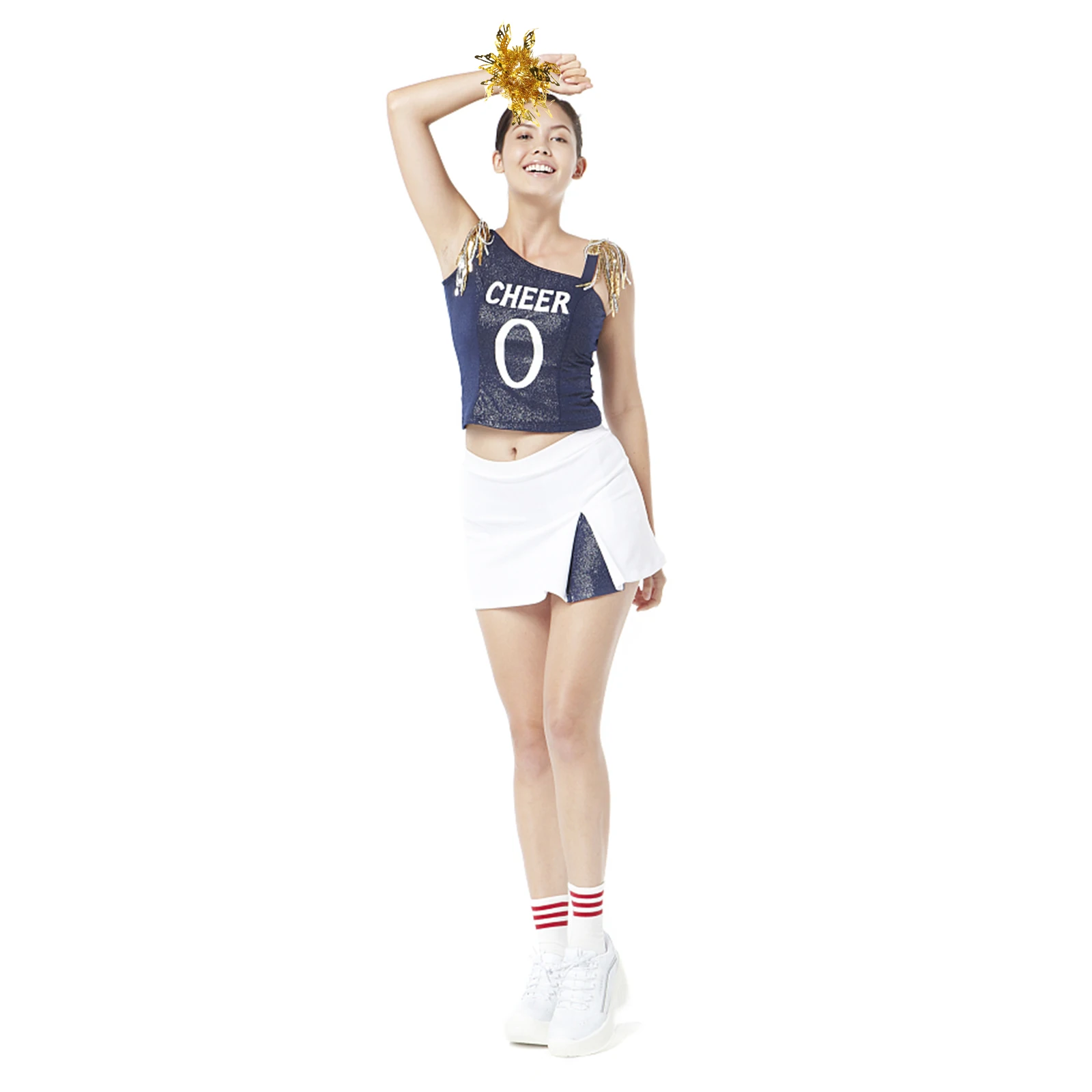 

8 Pcs Hand Flower Bracelet Cheerleading Prop Poms Pompom Props Wristbands Flash Accessories Pompoms Plastic