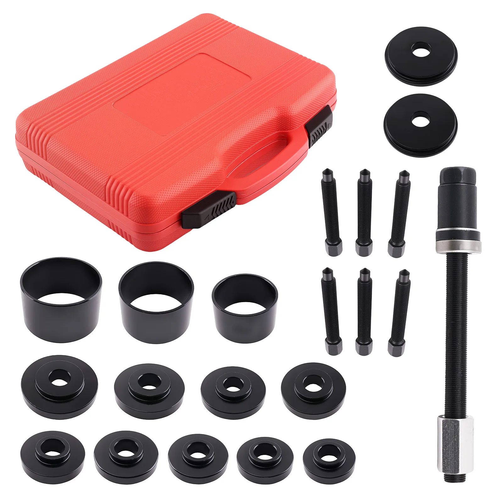 

19 Piece Front Wheel Bearing Tool Kit with Storage Case Professional Grade