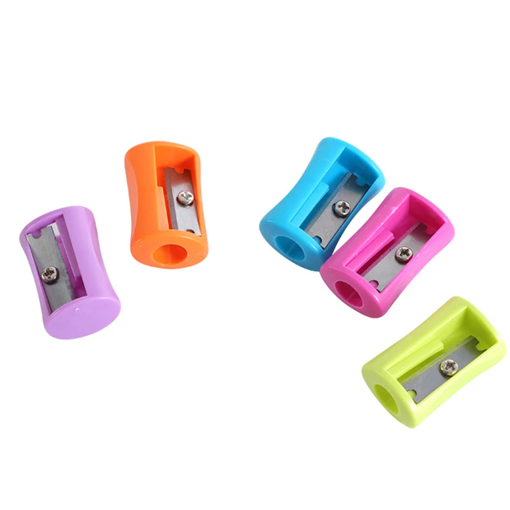 50pcs Creative Waist Design Sharpener Pencil Sharpener Handheld Sharpener Students Stationery Supplies for Kids Children (Random