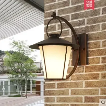 

Outdoor wall lamp aisle waterproof American retro terrace balcony courtyard led lamps