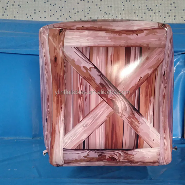 Box Shaped Inflatable Paintball Equipment, Inflatable Paintball Bunker Set