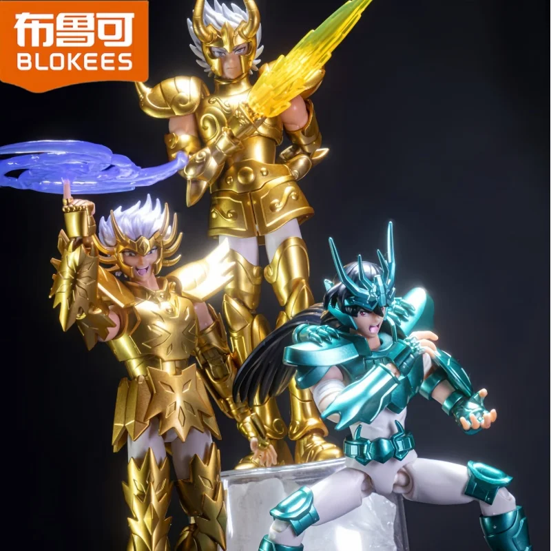 

Genuine Saint Seiya Shiryu Action Figure Shura Toy Death Mask Assembly Model Kit Champion Class Doll Gift In Stock