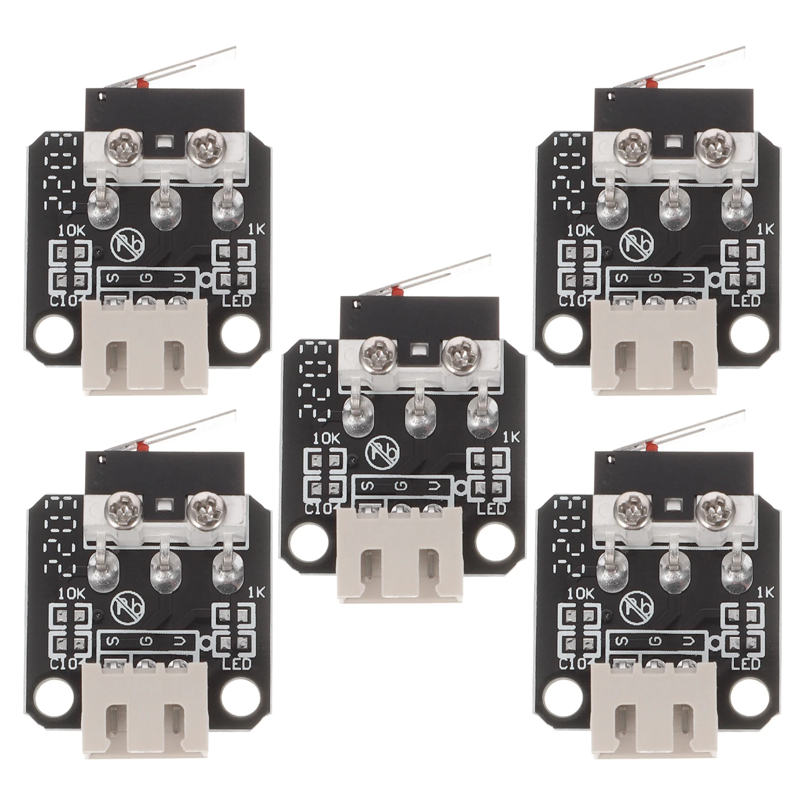 

5pcs Mechanical for 3D Printer Switch For 3D Printer Compact Easy Installation End Limit Switch Stop Parts