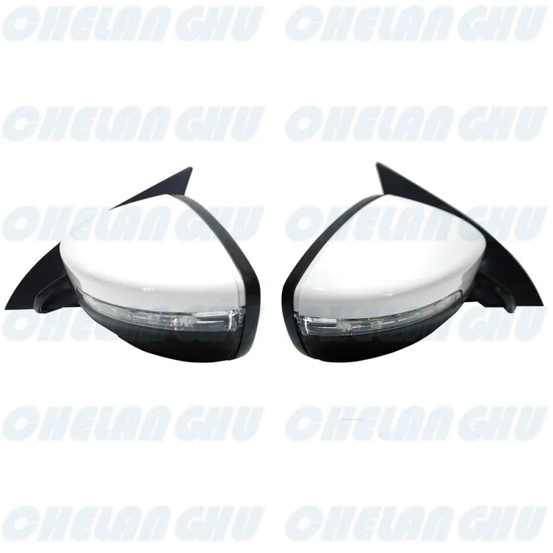 For VW Passat CC 2013 2014 2015 2016 2017 1 Pair 13 Pins White Painted Memory Power Adjust Power Fold Mirror Assembly