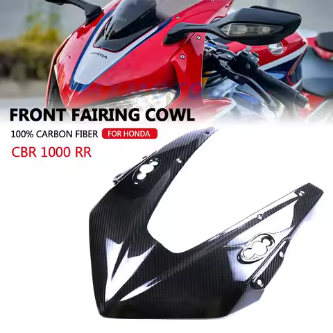 For Honda CBR1000RR CBR 1000 RR 2017 2018 2019 100% Carbon Fiber Front Fairing Cowl Motorcycle Accessories