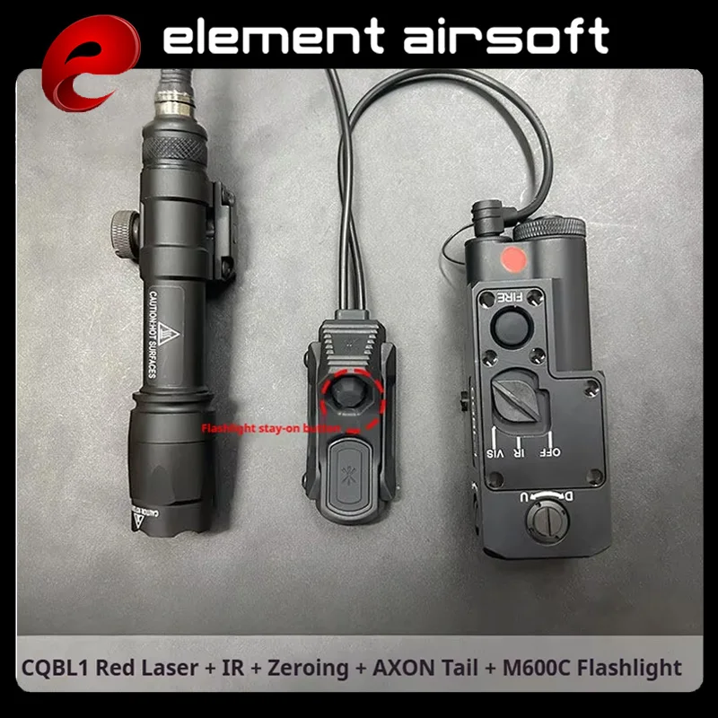 FIRECAT CQBL-1 Rail Mounted Light Red/Green/IR/White Beam Switchable 20mm Picatinny Side Mount Outdoor Field Flashlight