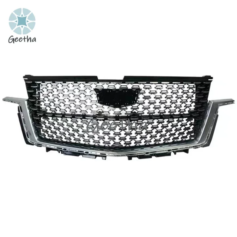 Diamond Black and Silver air Intake Grills. for Cadillac ESCALADE 2021-2023