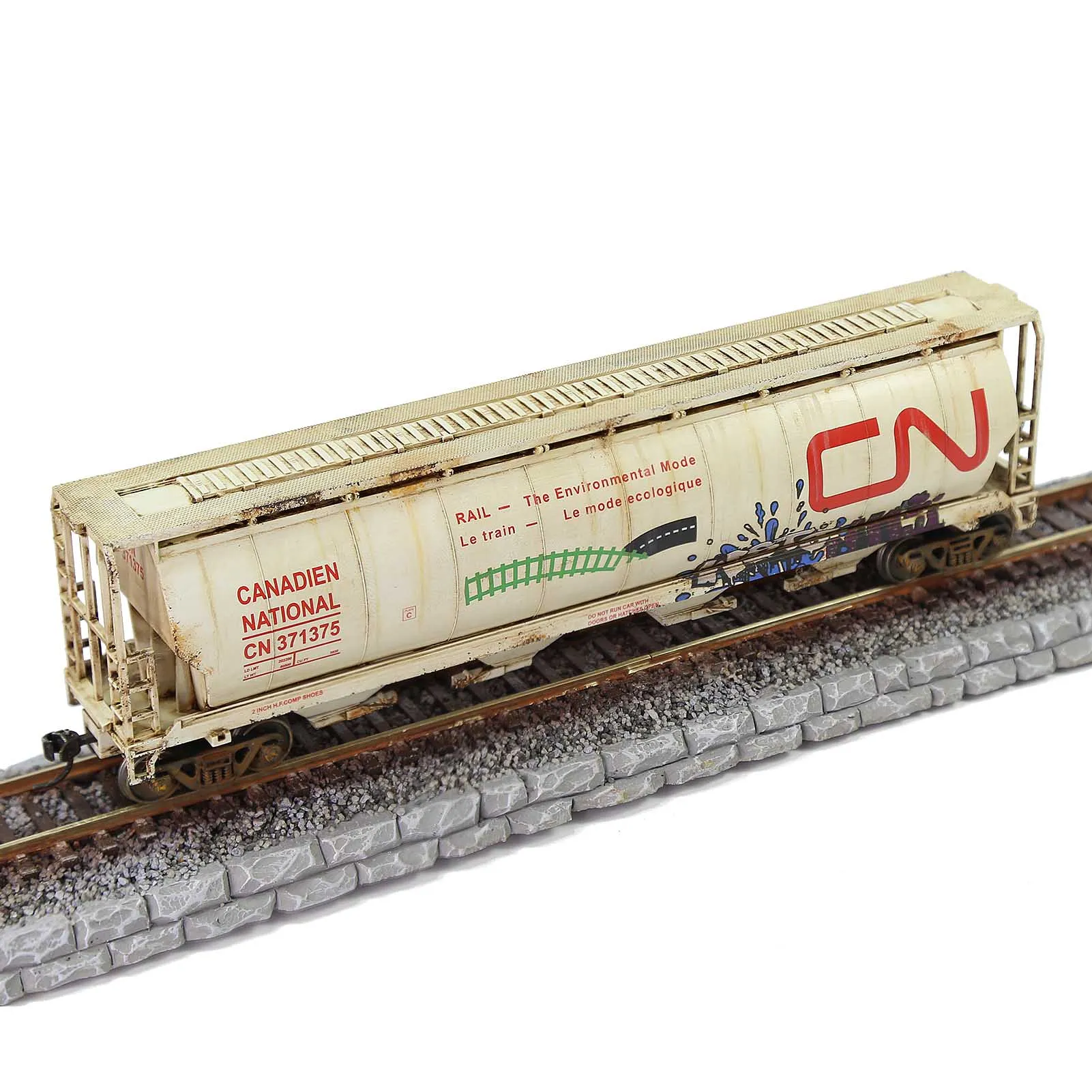 Evemodel Customized Personalized O HO N Scale Container Wagon DIY Grafitti Image Picture UV Print