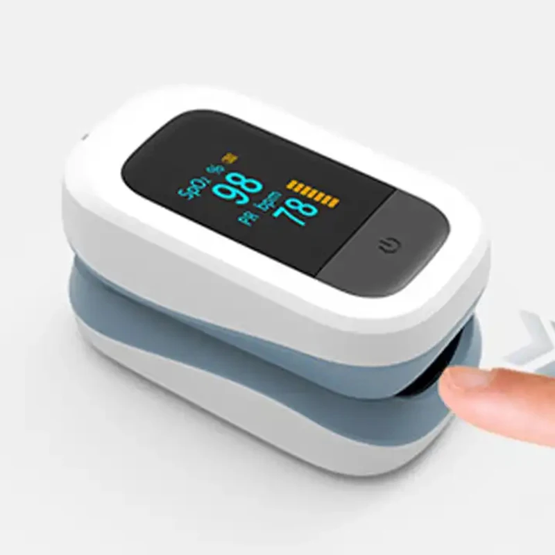 

Finger clip pulse oximeter, precise monitoring of blood oxygen saturation, heart rate, pulse, household oximeter