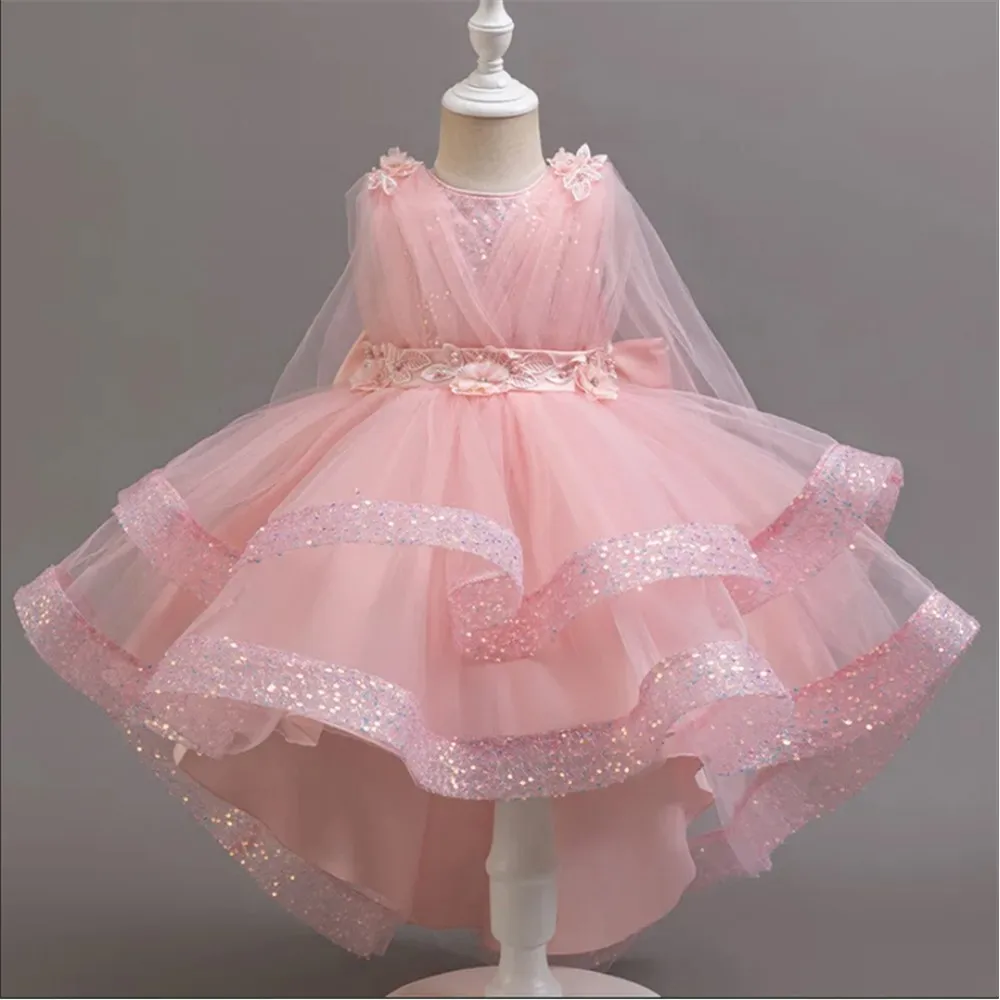 

Elegant Girls Birthday Party Dress Girls Beauty Pageant Dress Flower Girl Wedding Dress First Communion Gown