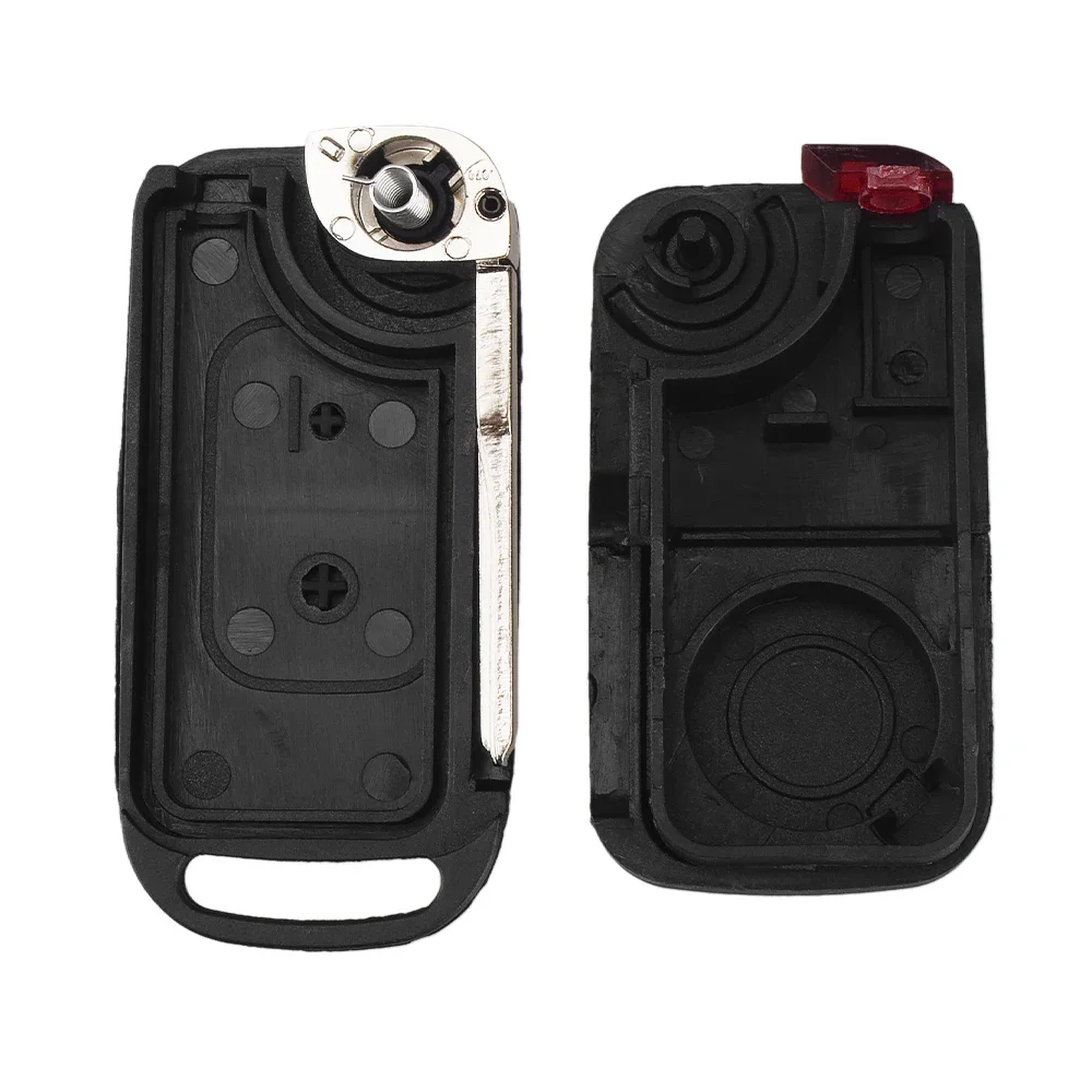 KEYYOU Flip Folding Car Case Remote Key Shell For Mercedes Benz SLK E113 A C E S W168 W202 W203 HU64 Blade 1/2/3/4 Button