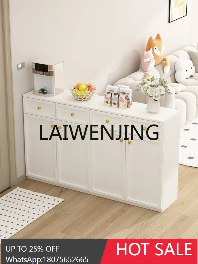 RWJ Entrance Cabinet Integrated Wall Locker Solid Wood Partition Cabinet Customization