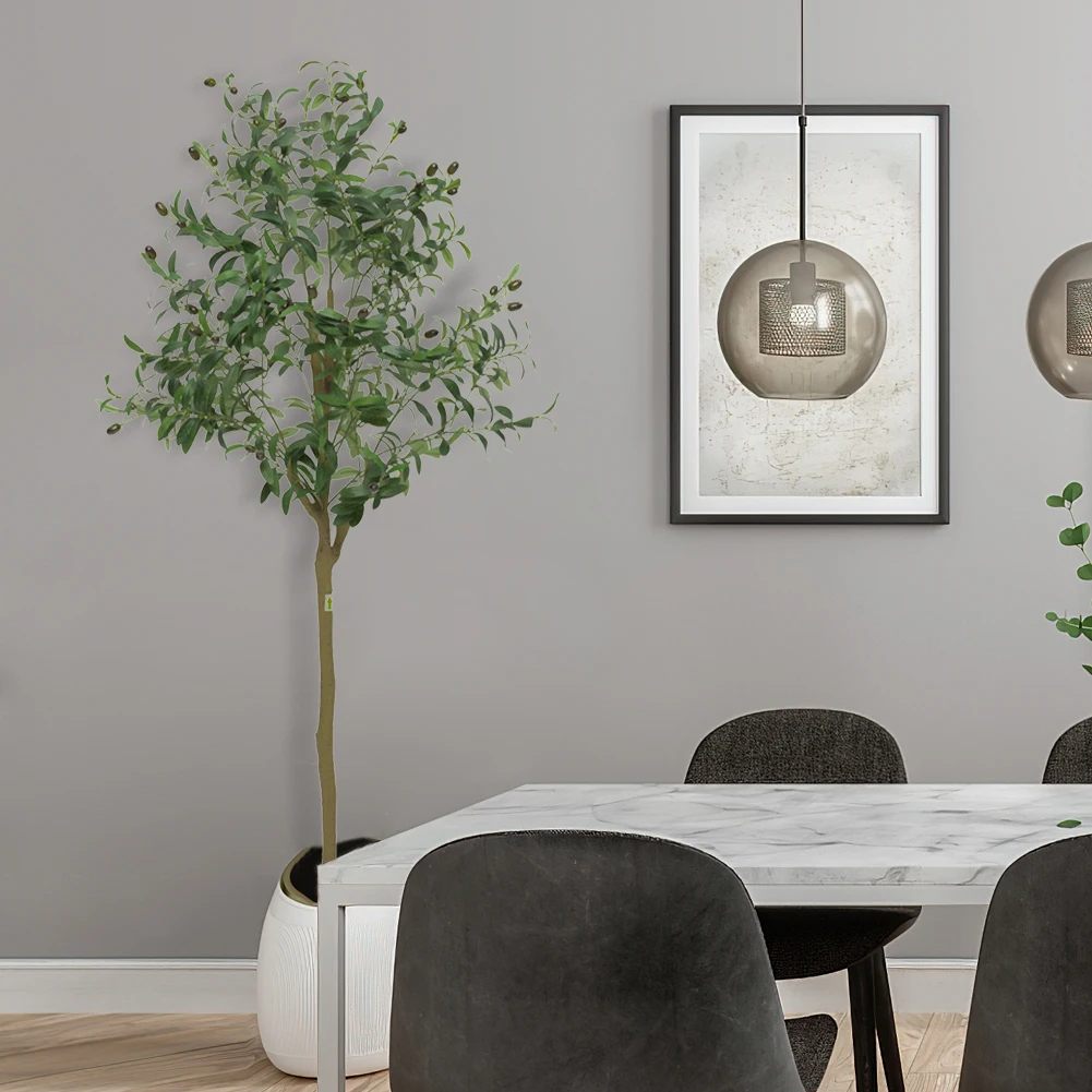 Olive artificielle, 150cm/180cm/210cm de haut, fausse plante d'olivier en pot, plante artificielle pour le bureau et la maison