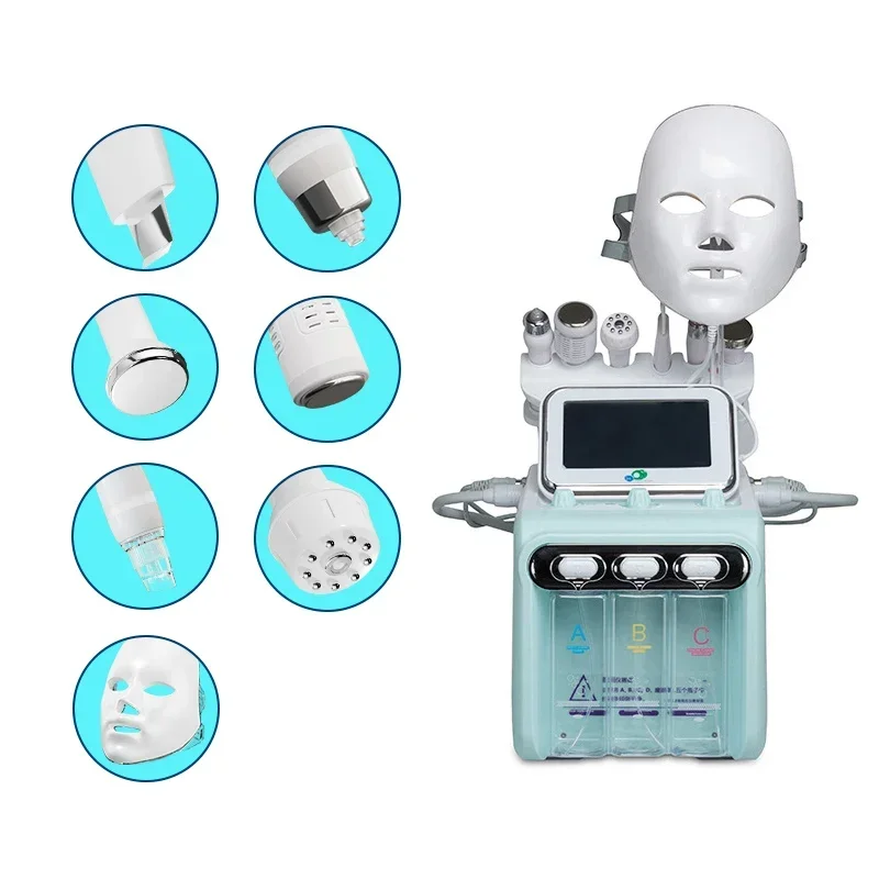 New Arrival! 7 In 1H2O2 Water Oxygen Jet Peel Hydro Beauty Skin Cleansing Hydro facial Machine Facial Machine Water Aqua Peeling