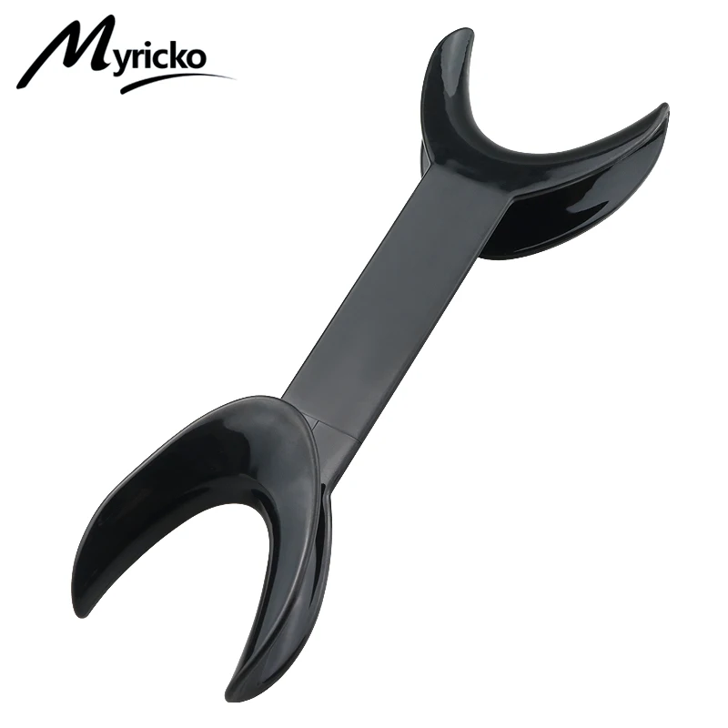 Myricko 2 size Dental Intraoral Lip Cheek Retractor Double Head Lip Retractor Dental Orthodontic Mouth Opener Dentist Tools