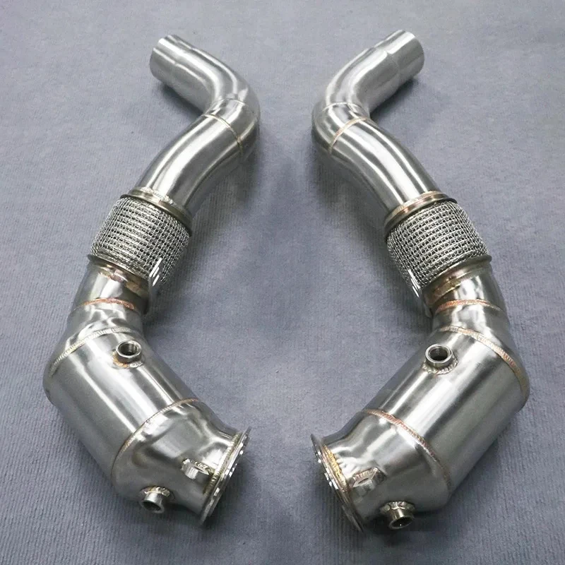 

Best SellingSuitable X5M/X6M F95/F96 4.4T S63B44B 2019-2022 High peormance variable straight exhaust pipeHigh Quality