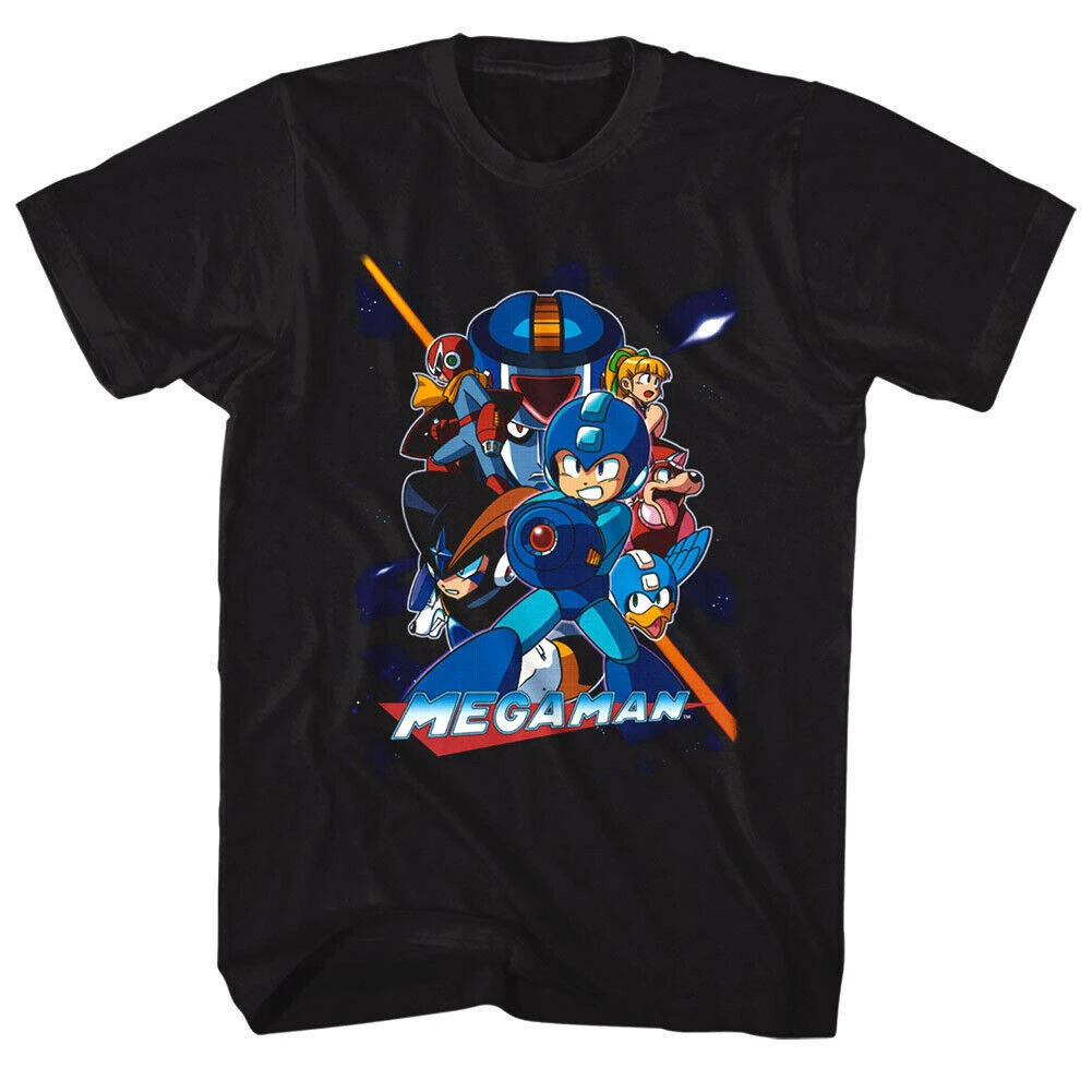 Y2k 1987 Rockman Classic Game Zero Mens T-Shirt Mega Man High-end Luxury Unisex Style Both of Men and Women