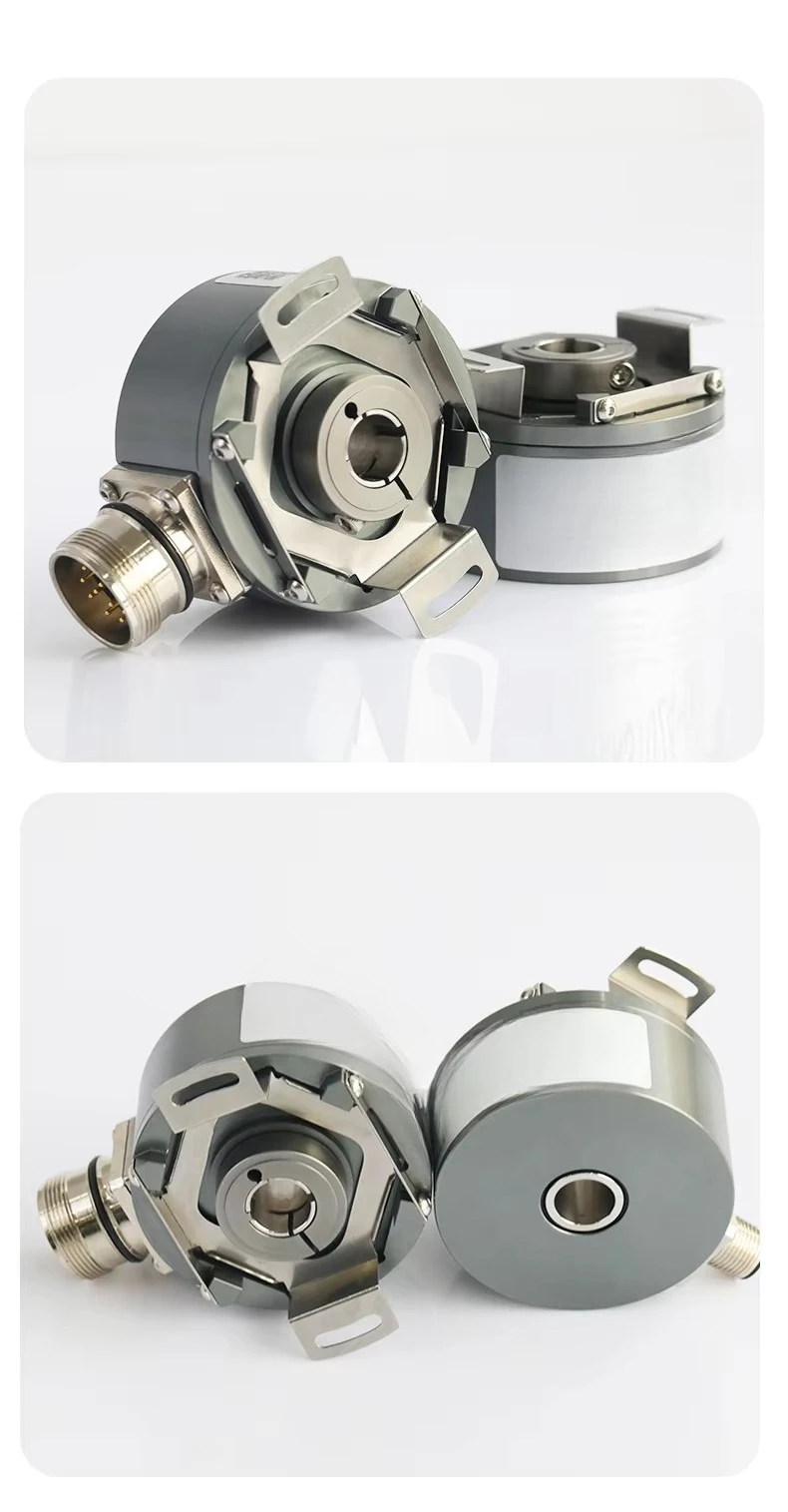 Non-contact photoelectric 1VPP SIN/COS optical encoder resolution 1024/2048ppr IP65 hollow shaft KS60 elevator encoder