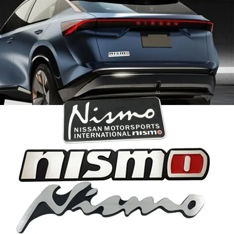 Aluminum Alloy Fender Side Emblem Stickers for Nissan Nismo Logo Almera Qashqai Juke Tiida X-Trail Teana Skyline Car Accessories