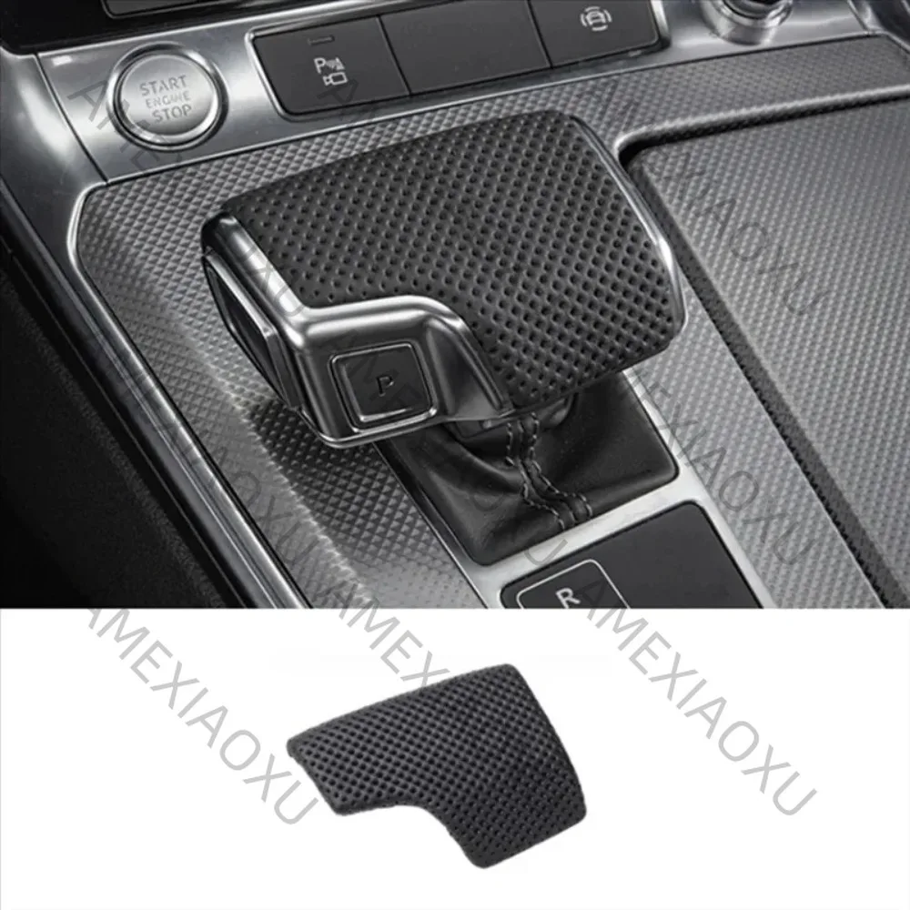 AMEXIAOXU  Console Gear Shift Handle Frame Cover For A6 C8 A7 Q7 A8 Q8 Gear Shift Cover With Hole 4K1713139D