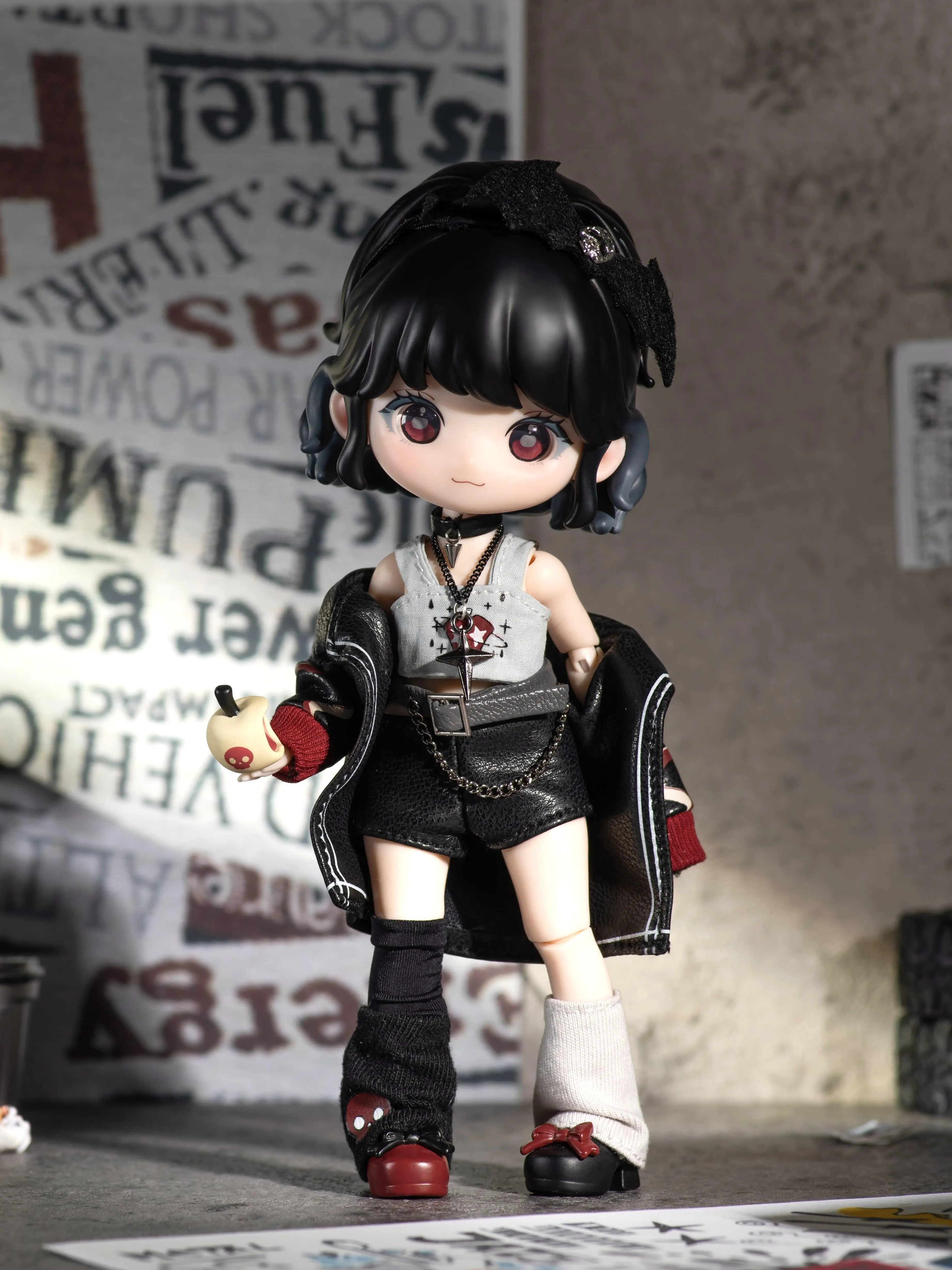 Lilolo v2.5 1/12 bjd binary querida série kawaii anime boneca figura de ação caixa cega brinquedo para meninas surpresa presente colecionável