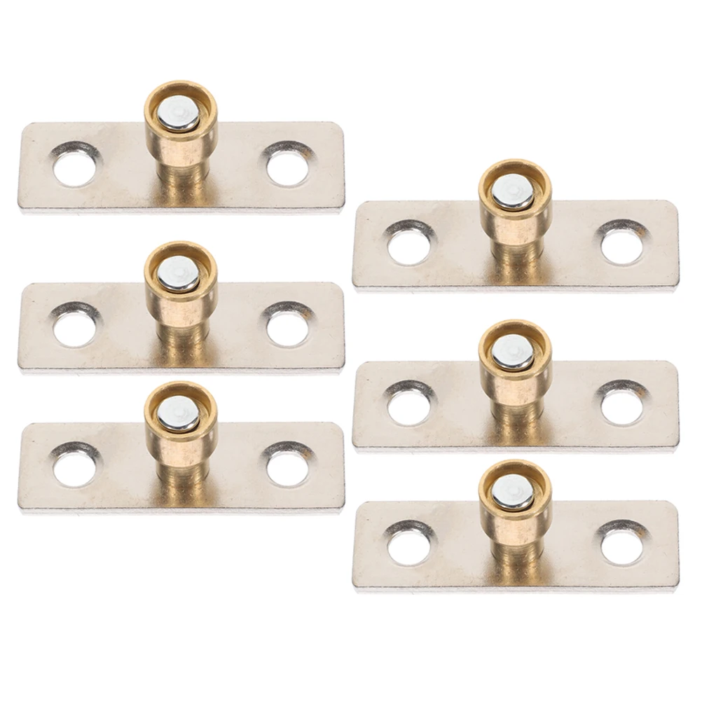 

6pcs Heavy Duty Metal Hardware 12mm Copper Head Axle Barn Door Floor Track Stoppers Sliding Door Guide Cabinet Hardware