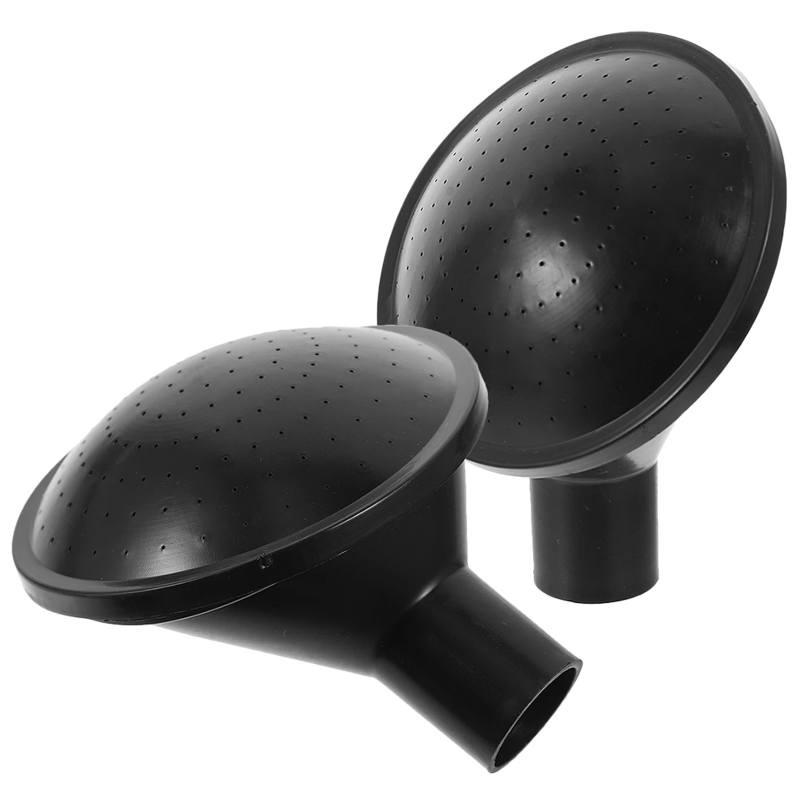 

2Pcs Watering Can Nozzle 24mm Black Diameter Durable Plastic Sprinkler Heads for Plants Flower Pot watering can